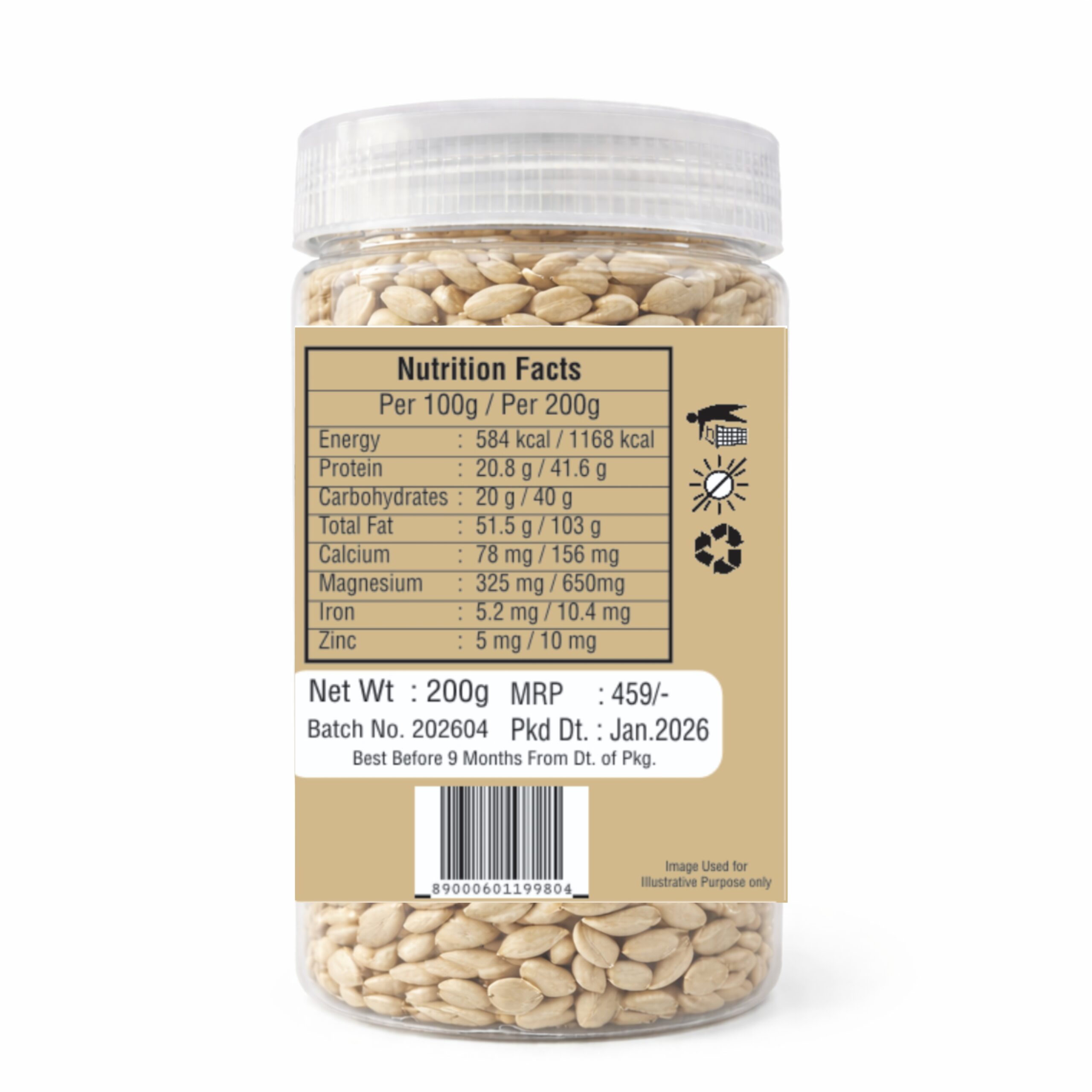 SEEDSOME SUNFLOWER SEEDS | 200G | - Image 3